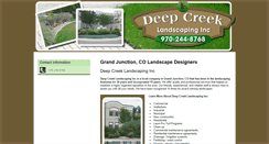 Desktop Screenshot of deepcreekinc.com